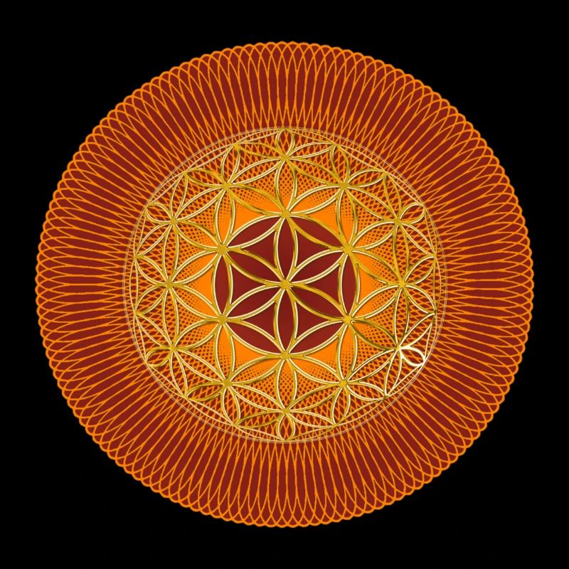 Blume des Lebens - Spirograph