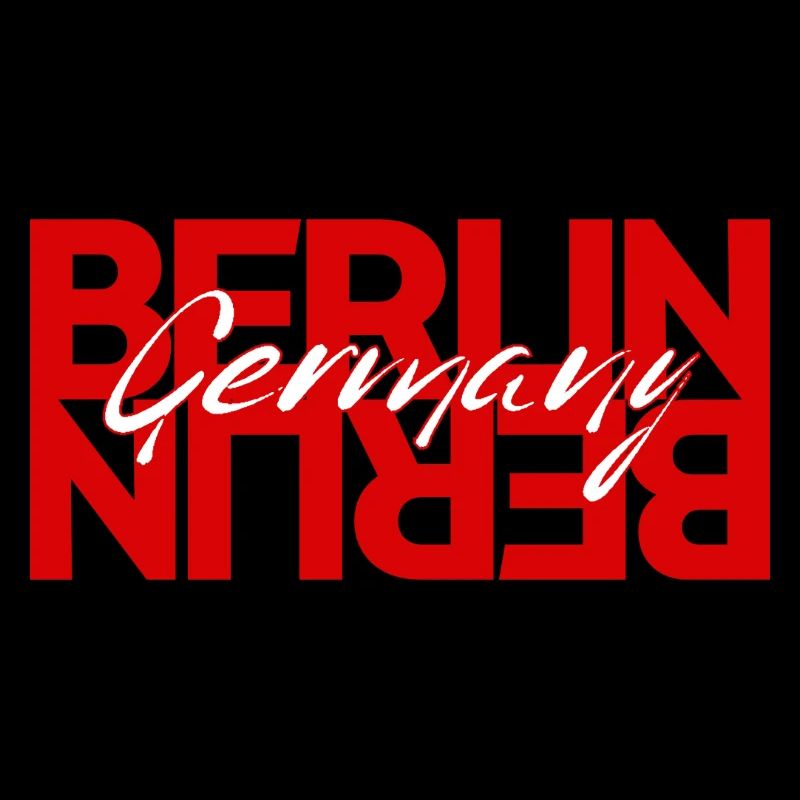 Superposition de lettrage Berlin