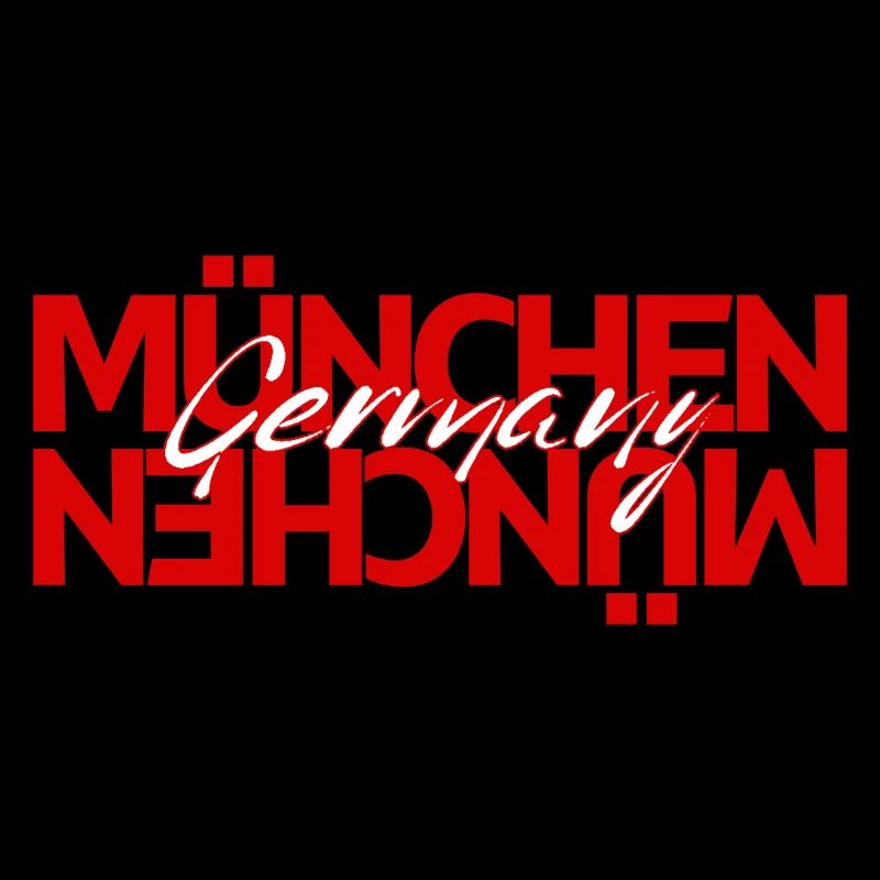 München Germany Script Overlay