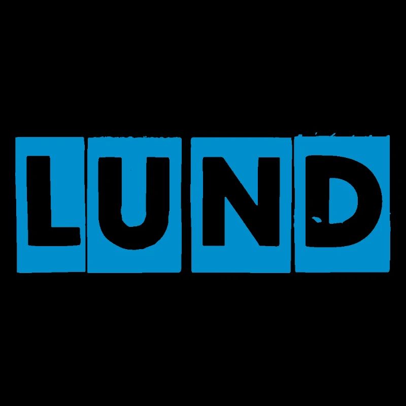 Lund – Blaues Textdesign