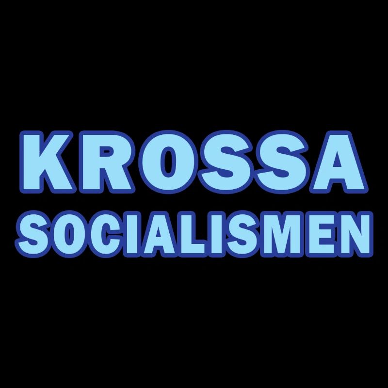 Crush Socialism Neon Text