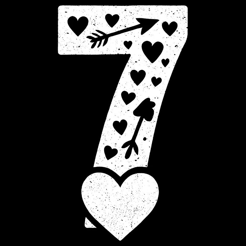 Fun 67 Number 6-7 6 7 Matching Valentine's Card Sec