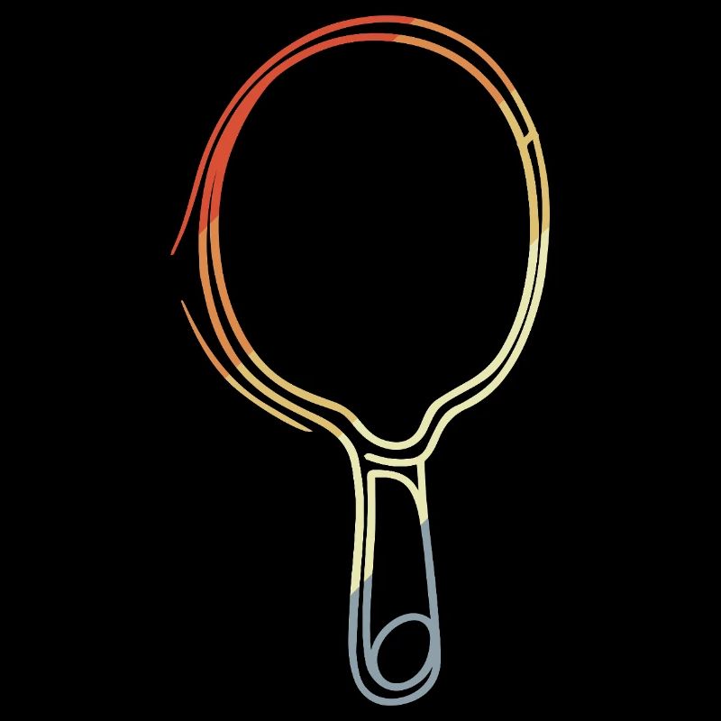 Retro Table Tennis Sketch