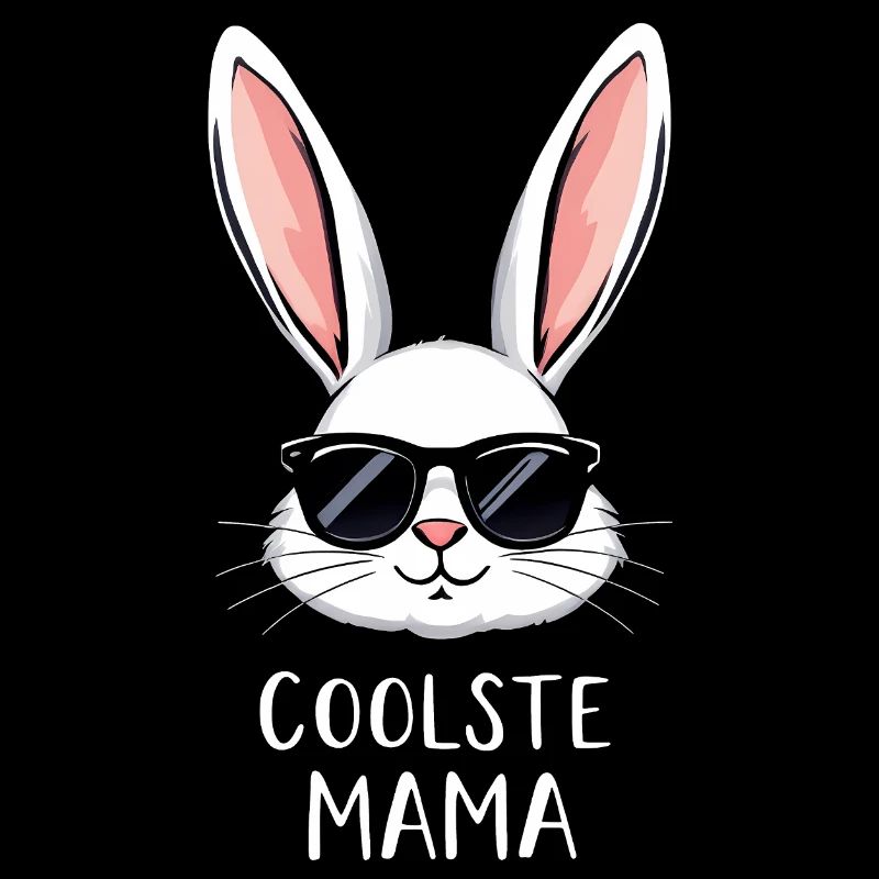 coole Mama coolste Mama Mutter Geschenk Hase cool