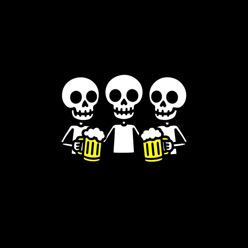 Skeleton Beer Party Team