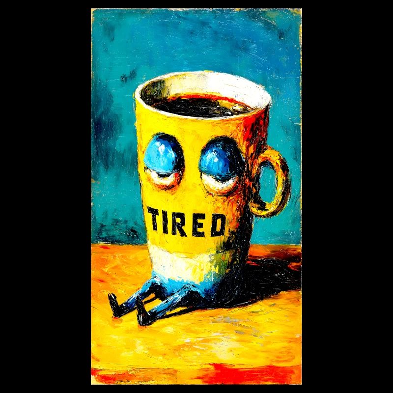"Tired Coffee" by van Gogh