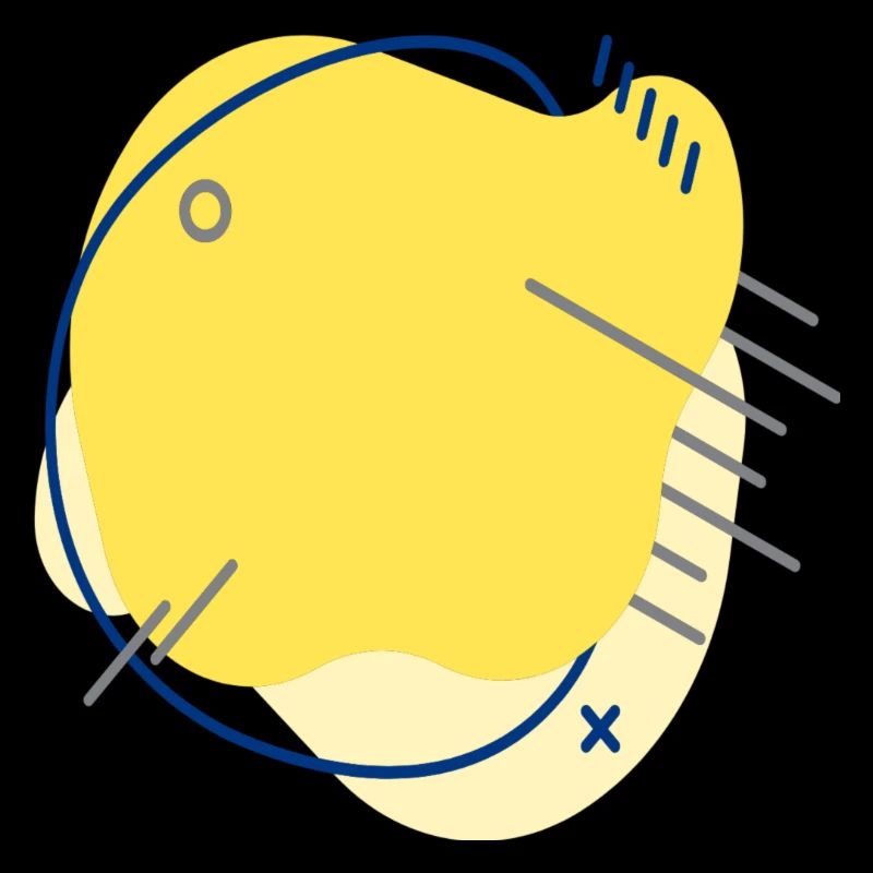 Gelber Fisch Momo