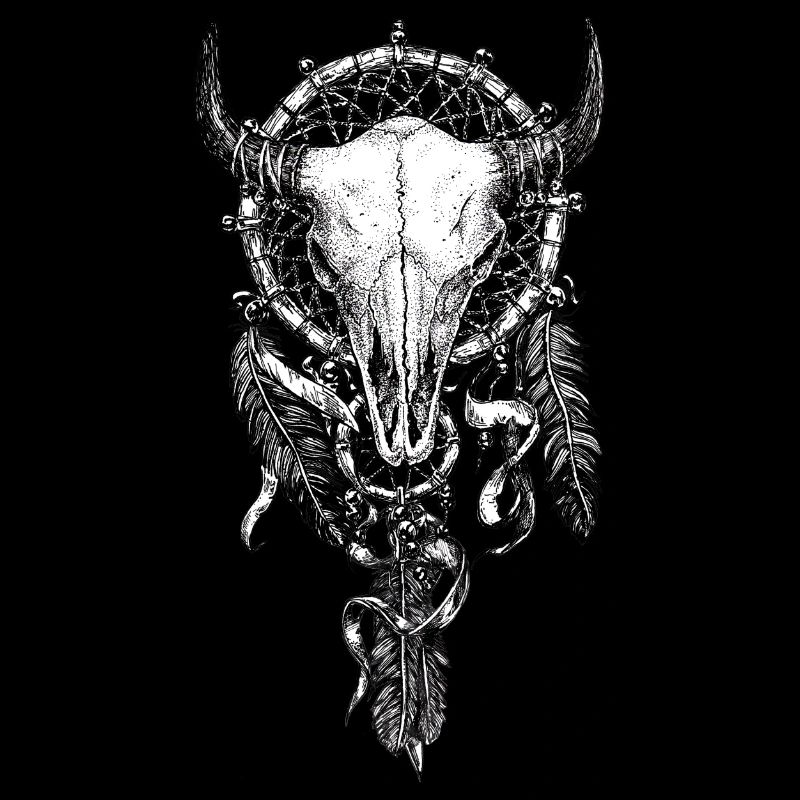 Skull Dreamcatcher Tattoo