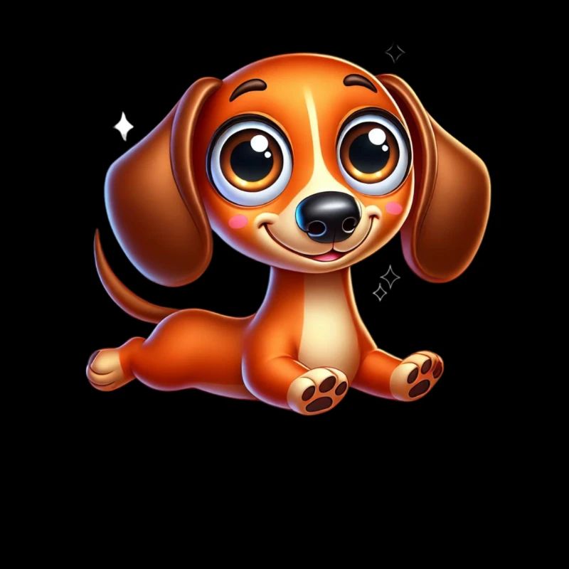 Dachshund with saying