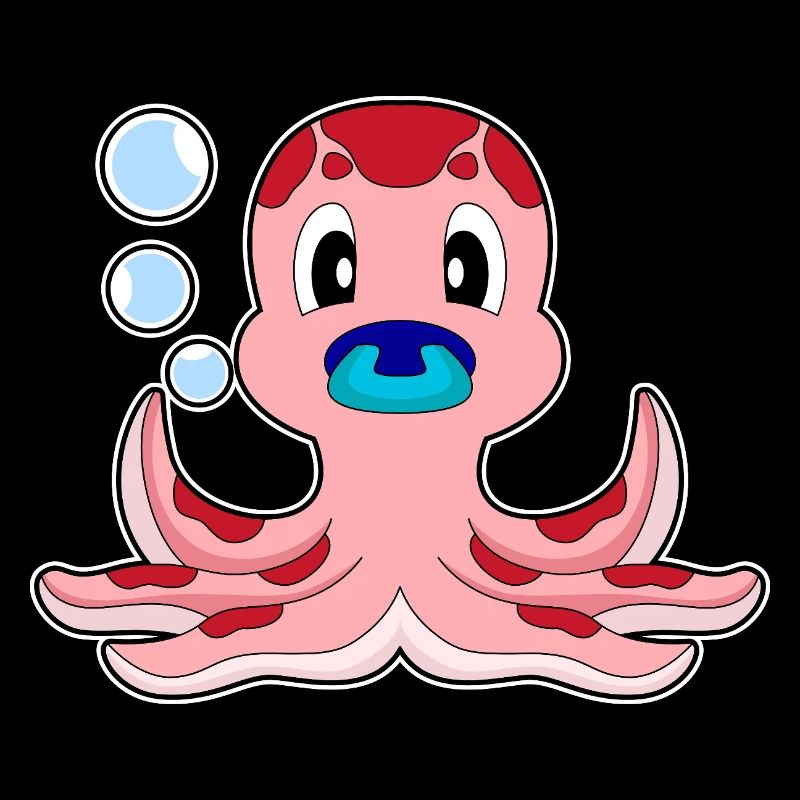 Krake Baby Schnuller