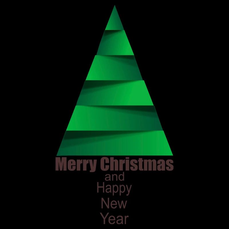 Moderner Weihnachtsbaum Modern Christmas Tree