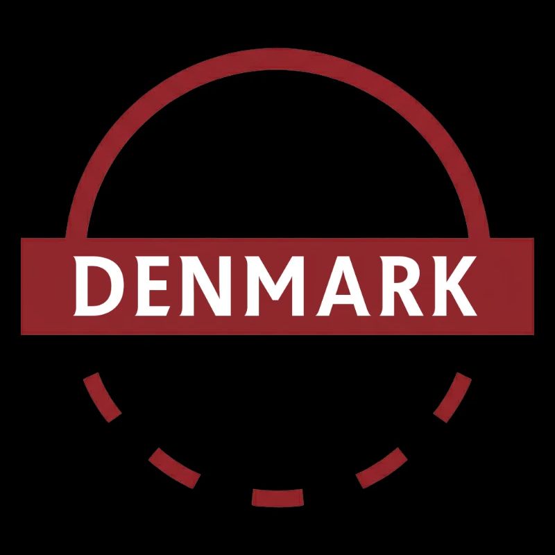 Emblème rond du Danemark