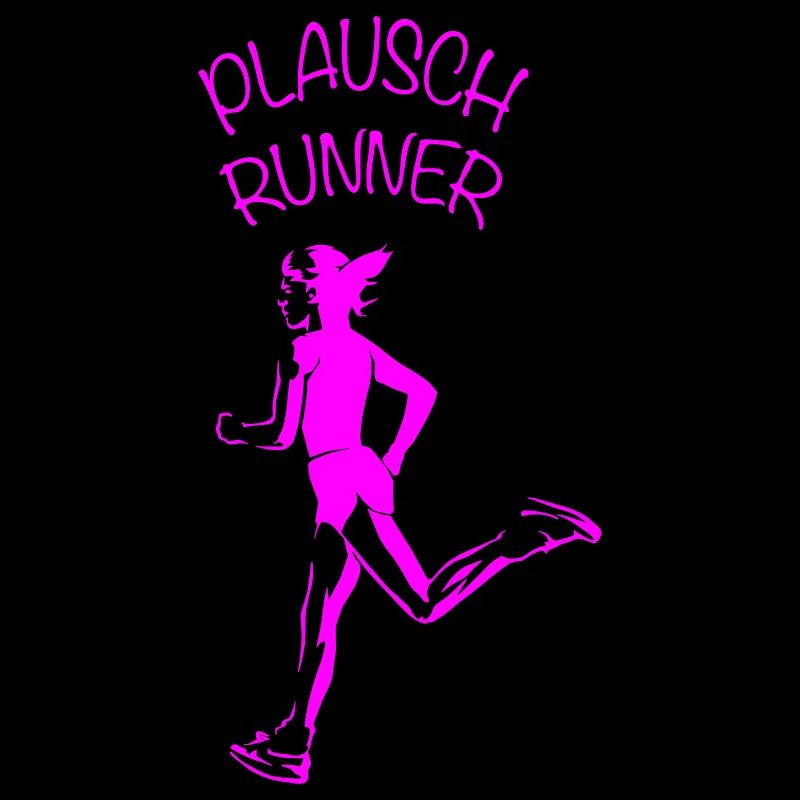 PLAUSCH RUNNER | Joggerin | Vectorgraphic