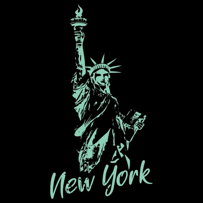 Freiheitsstatue New York US Symbol Illustration