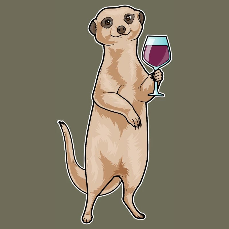 Vin rouge de suricate