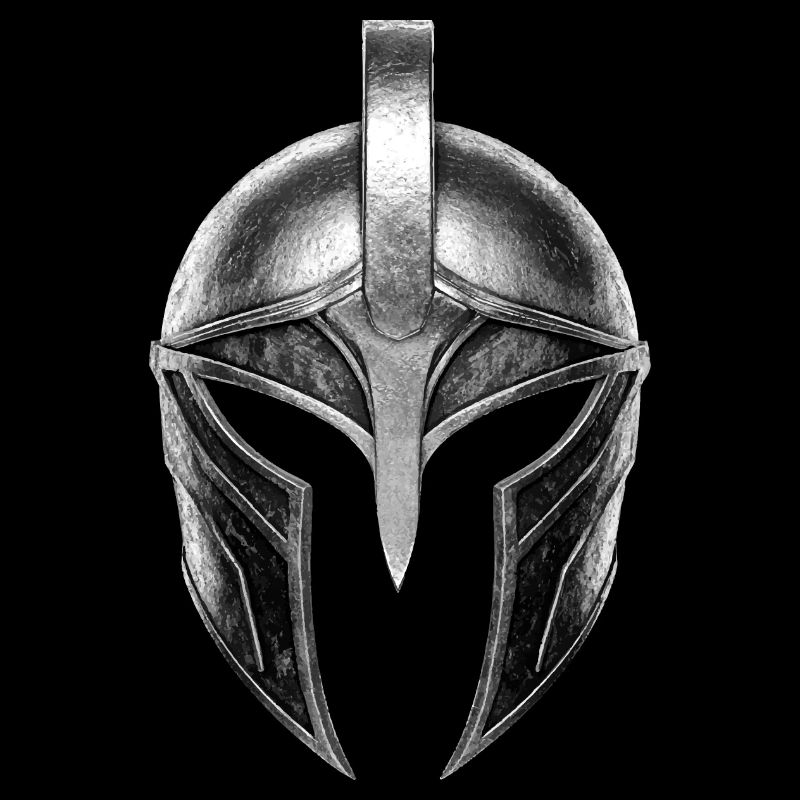 Casque Spartiate Symbole Fer