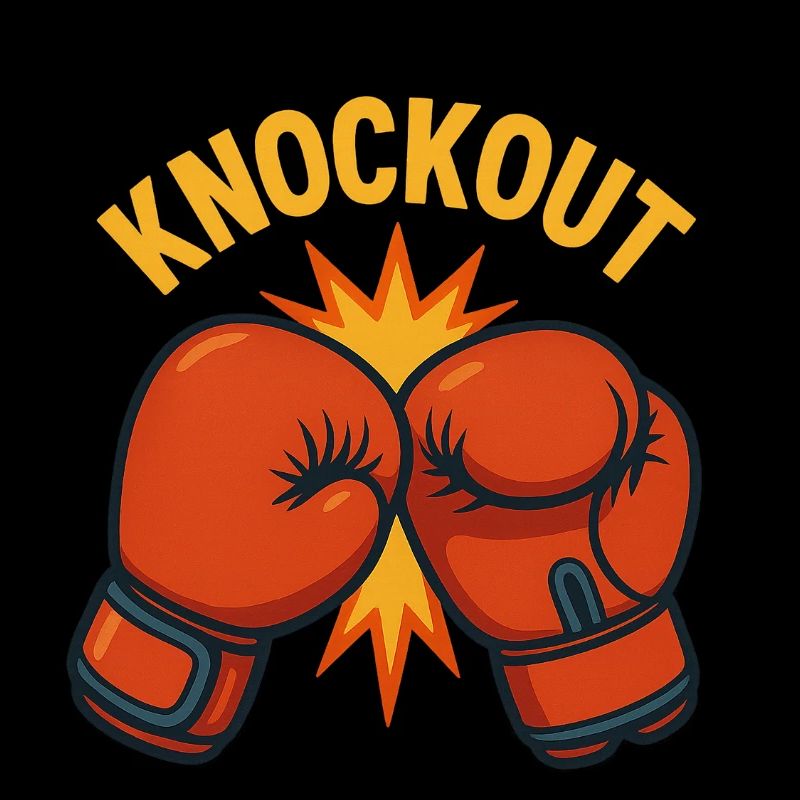 Knockout – Boxhandschuh Comic