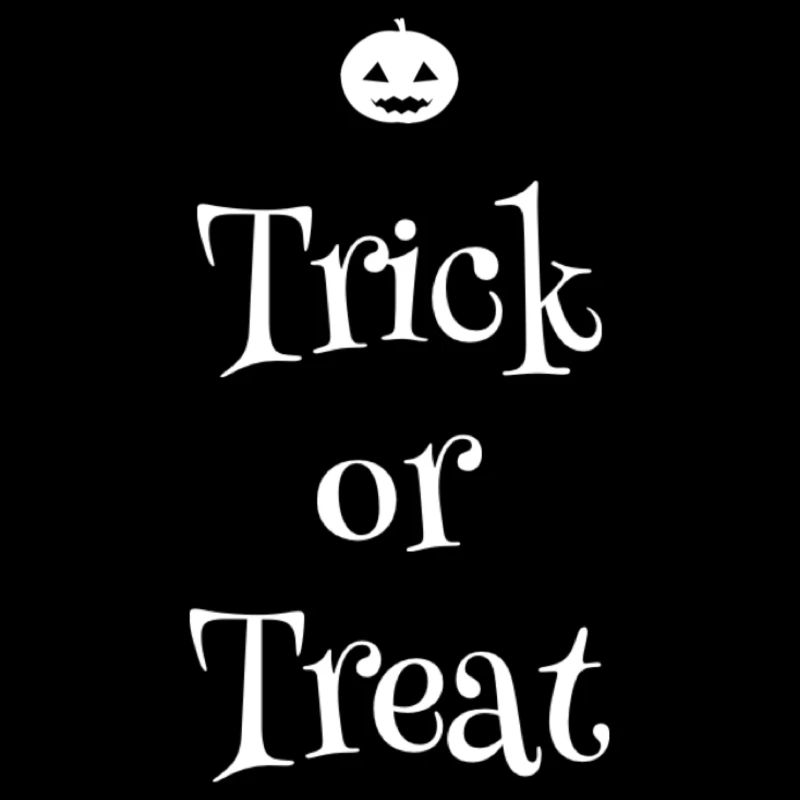 Spooky Halloween Trick or Treat design
