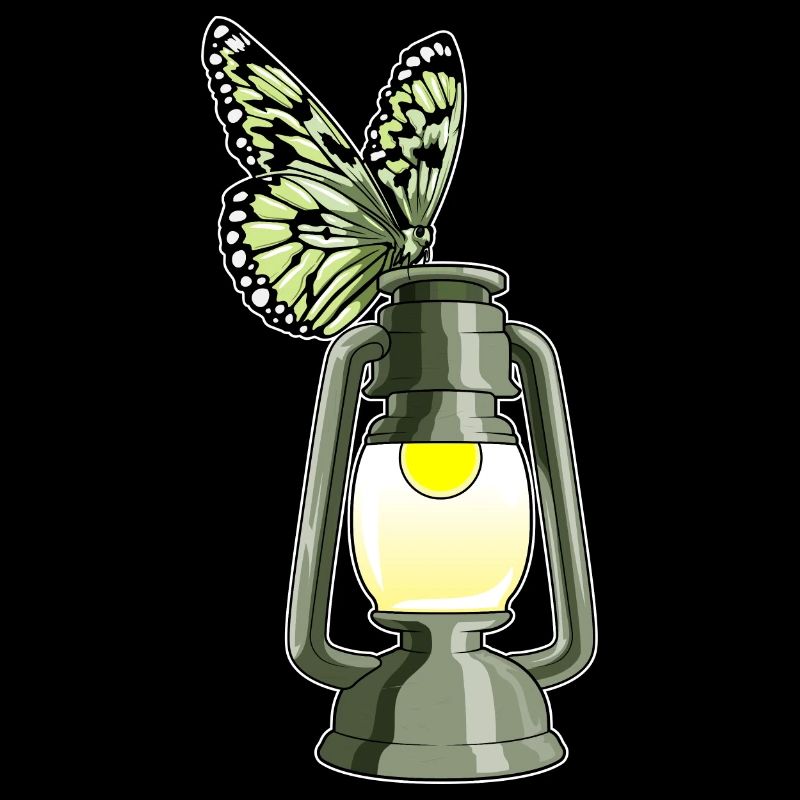 Schmetterling Laterne