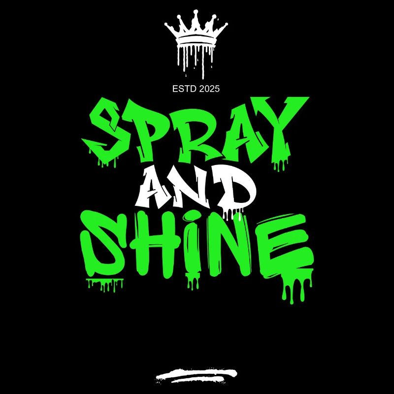 Spray and Shine Graffiti Crown
