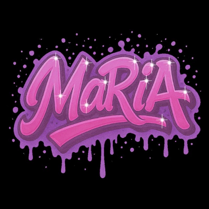 Graffiti Maria Name Geschenk Ideal Druckbar