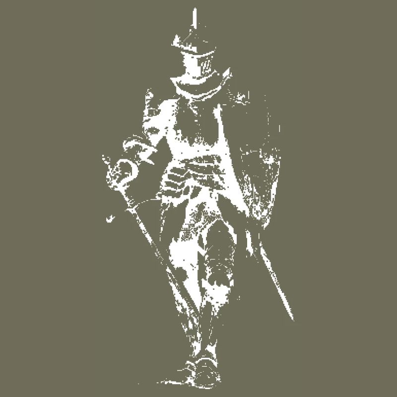 Silhouette du Chevalier Noir