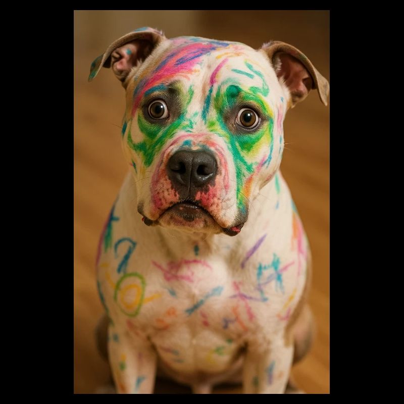 The painted dog