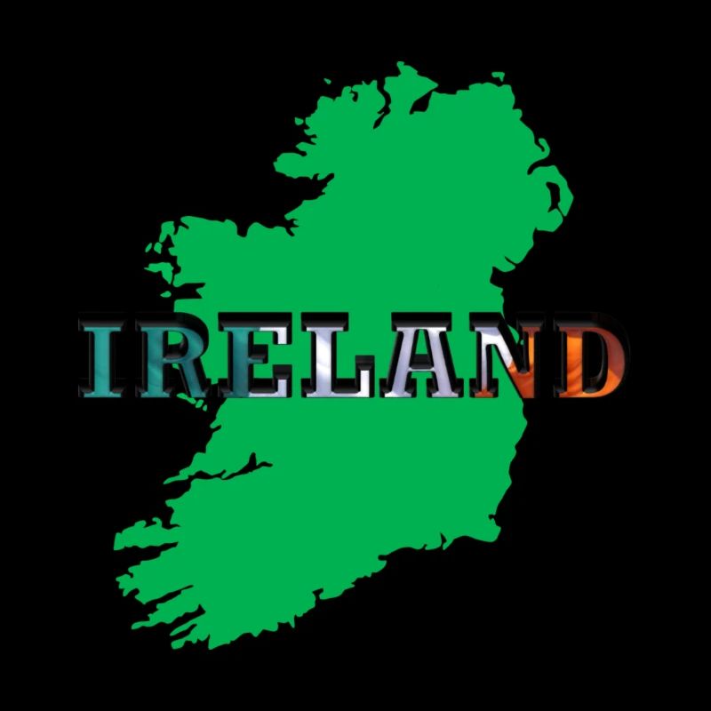 IRELAND ON MAP
