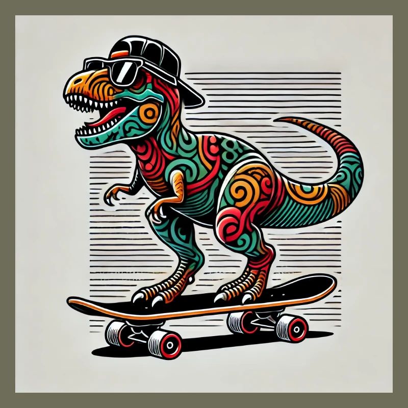 Patineur Saurus Rex