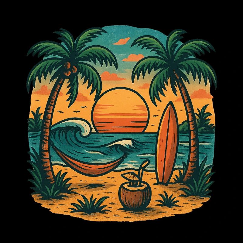 Tropical Beach Life
