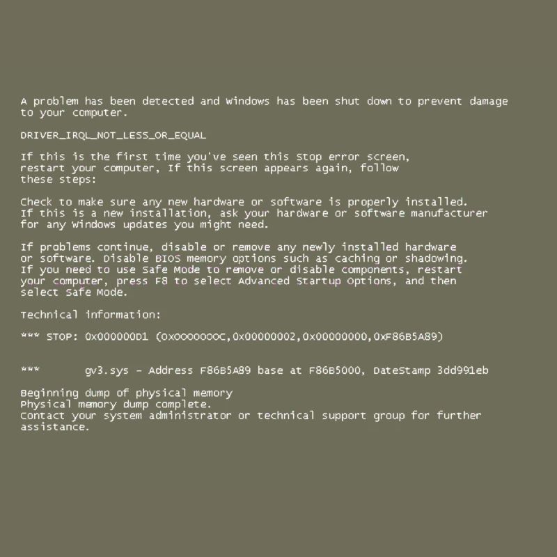 Blue Screen