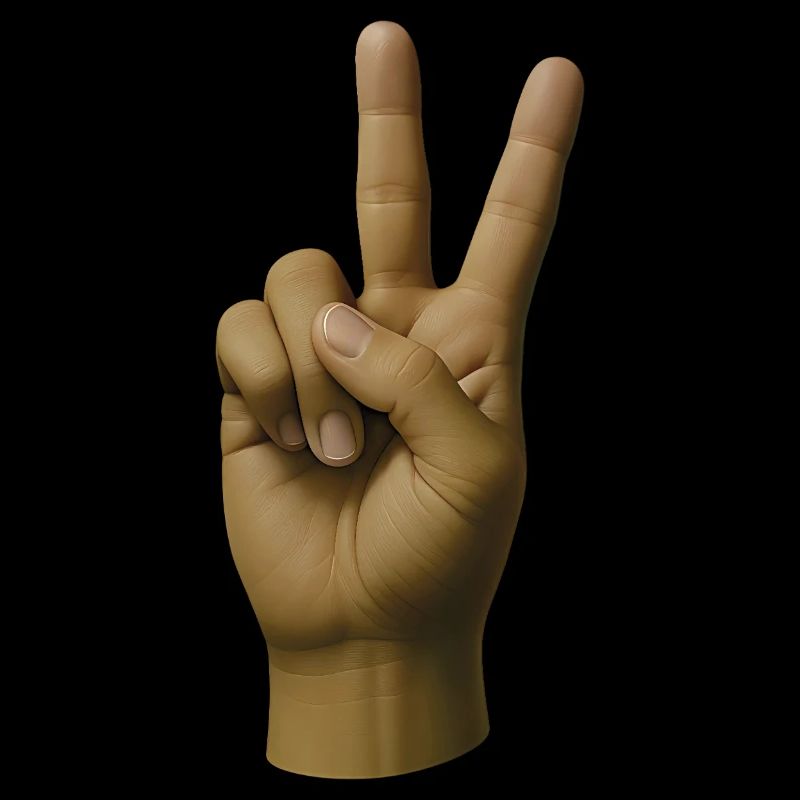 PEACE HAND #1 - peace & love