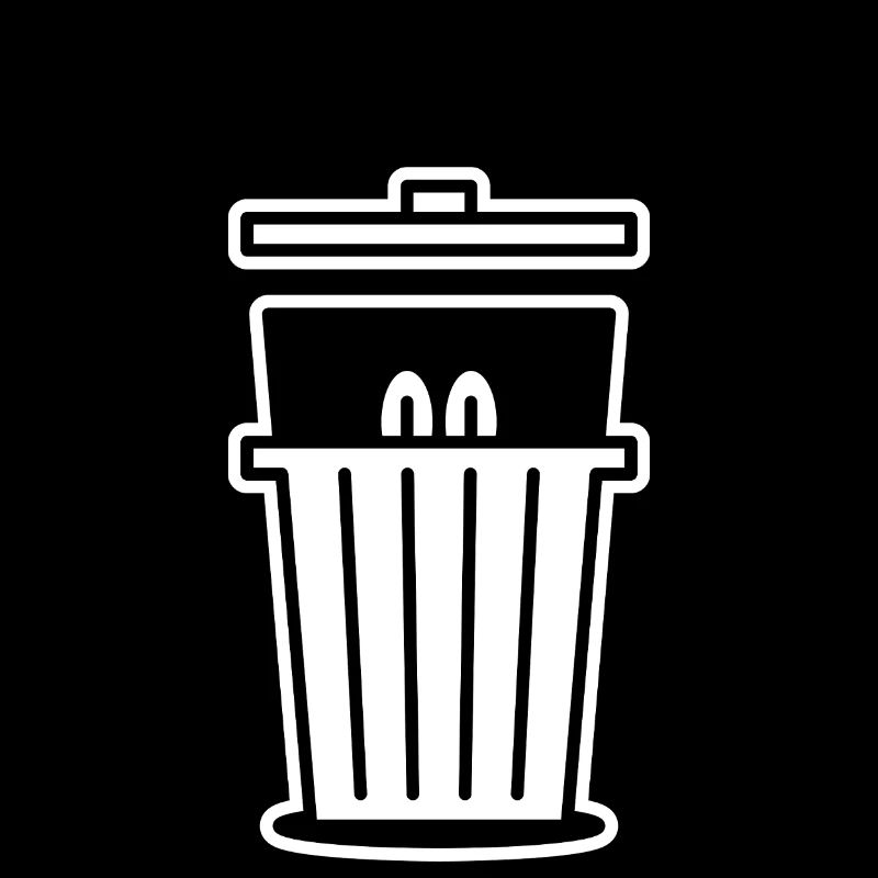 Thug Hiding In A Trash Can