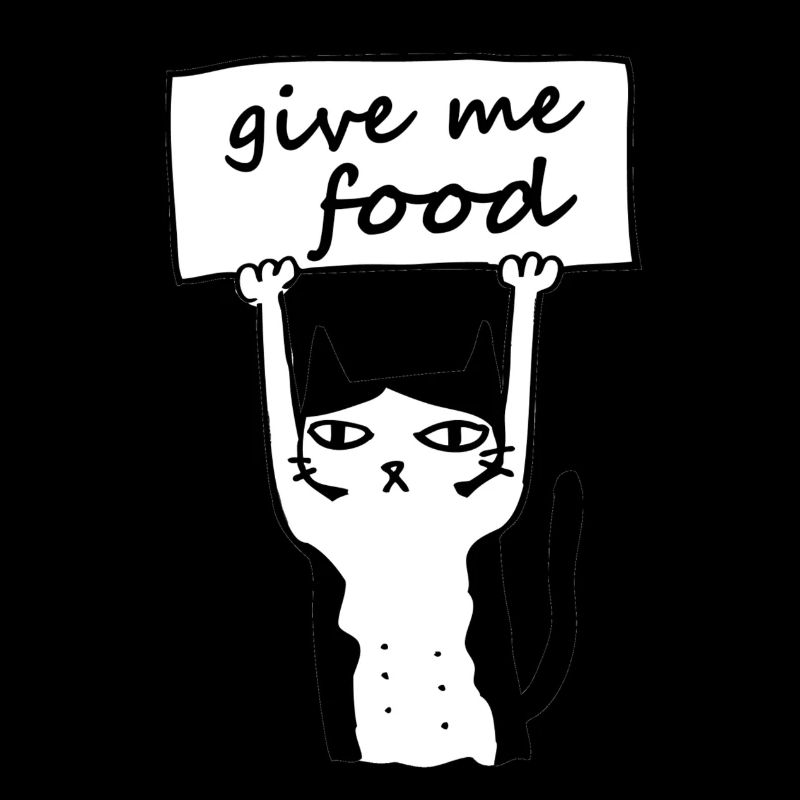 Mon chat - me donner à manger