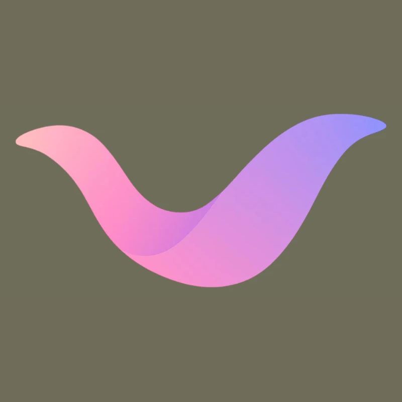 Gradient Swoosh-Nebel