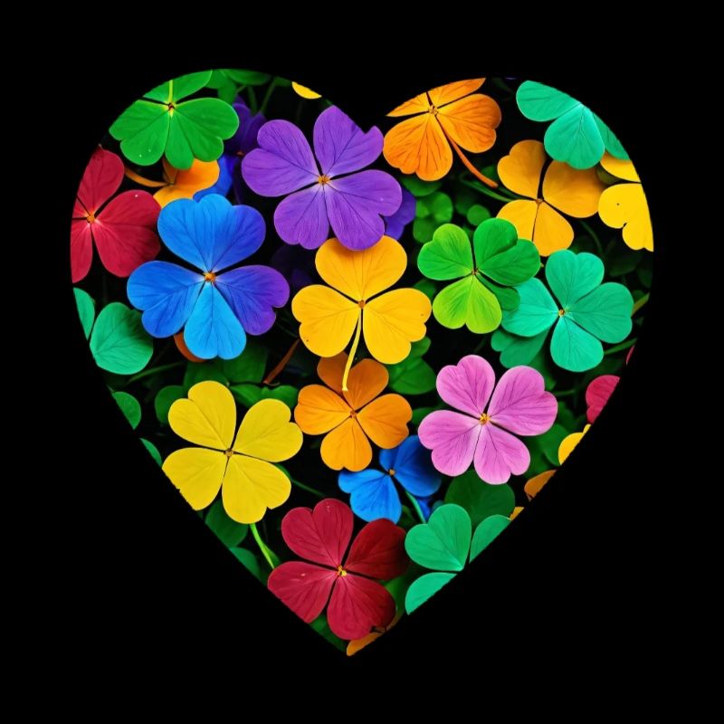 Buntes Kleeblatt
