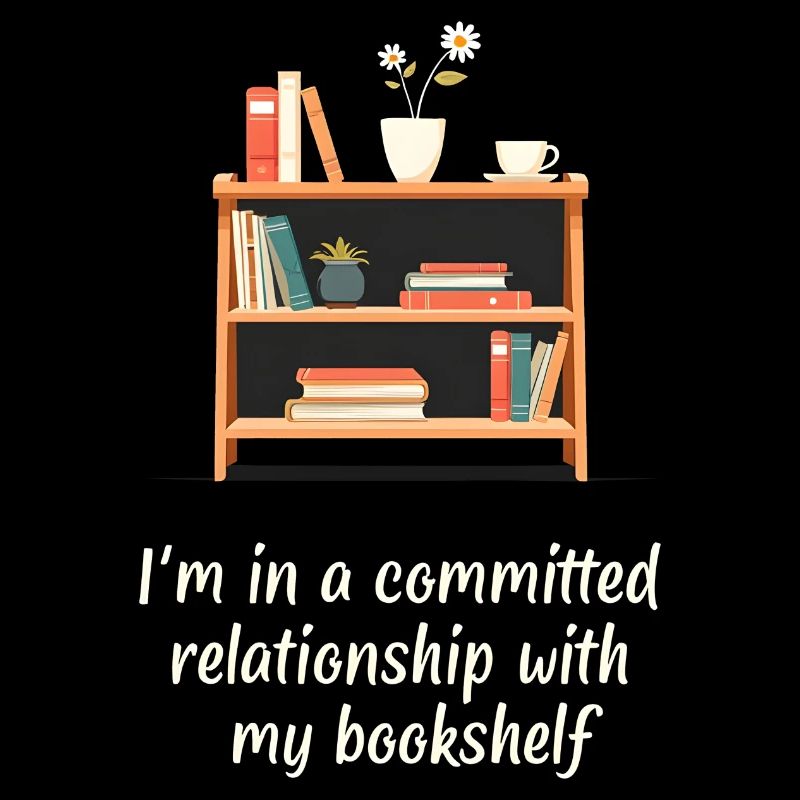 I'm in a committed relationship with my bookshelf