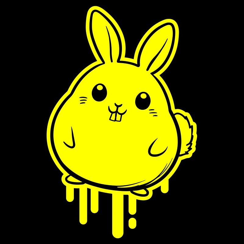 Lapin de Pâques drôle