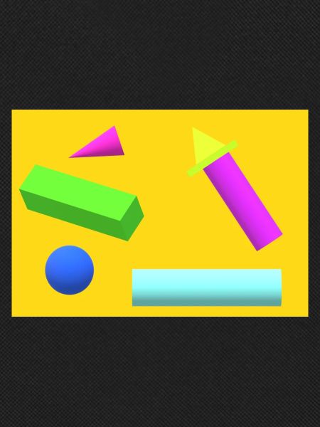 Vibrant Geometric Abstract Print