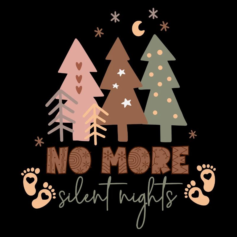 Annonce Grossesse Noël Fini les nuits silencieuses