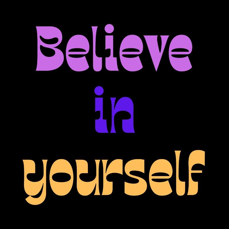 Believe in Yourself Retro Gradient