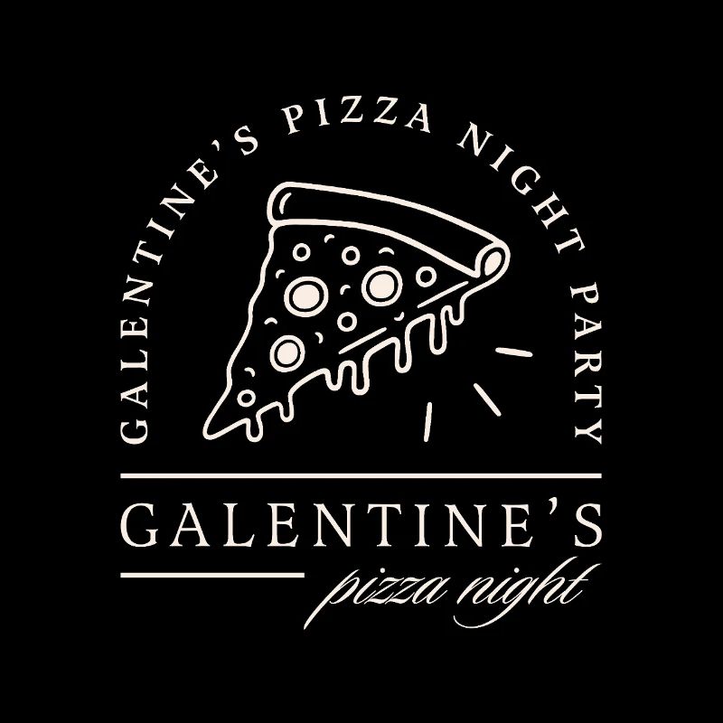 Soirée pizza des Galentines, dîner de fille de la Saint-Valentin