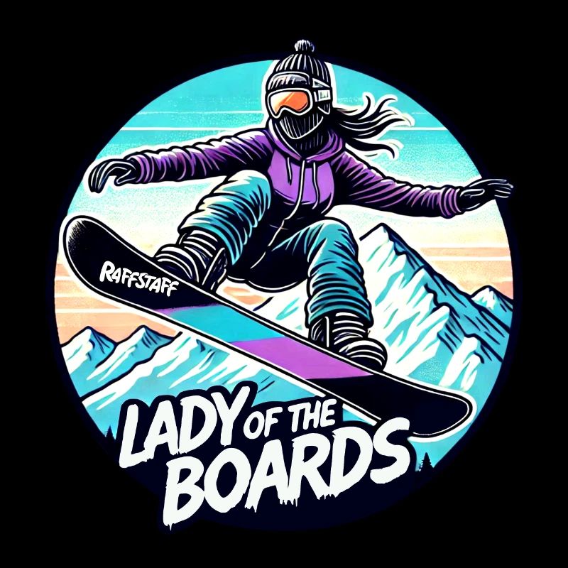 Dame des planches Planche de snowboard - raffstaff ®