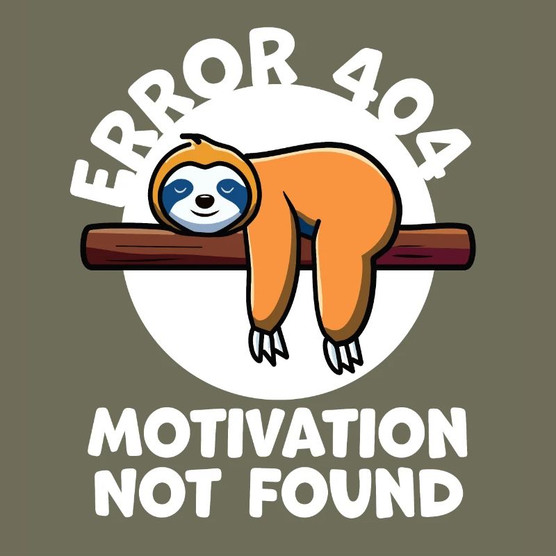 Faultier - Error 404 motivation not found