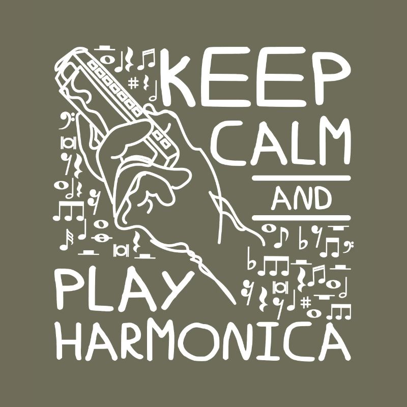 Keep calm and play harmonica