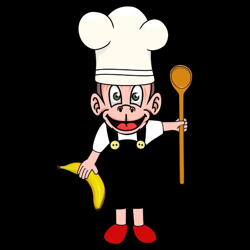 Monkey Bananas Kitchen Cooking Hobby Chef Monkey