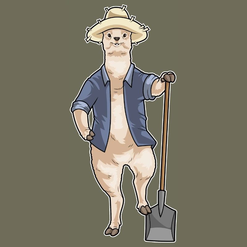 Alpaca Farmer Shovel
