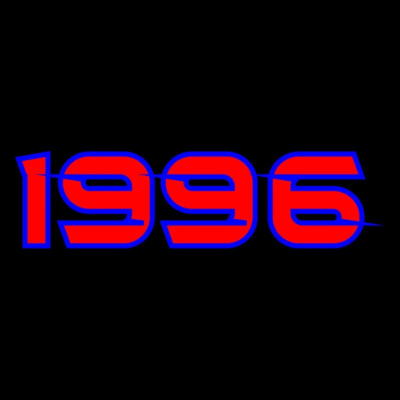 Logo néon rétro 1996