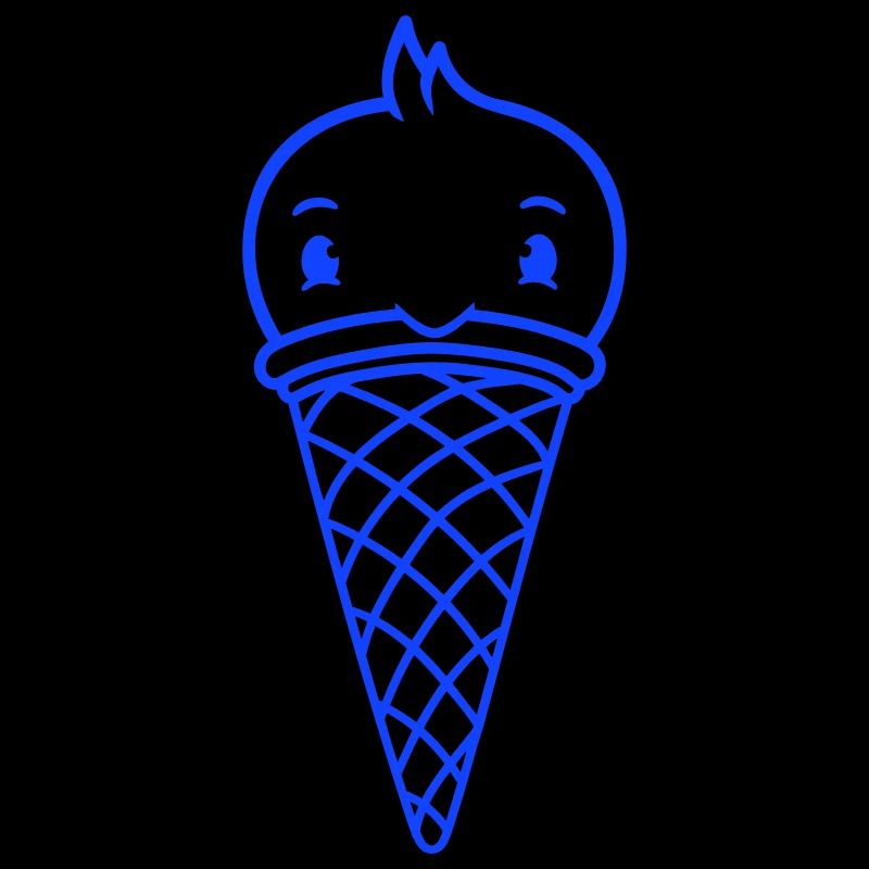 Vogel Eis Waffel Waffeleis Kugeln Eiscreme Eistüte