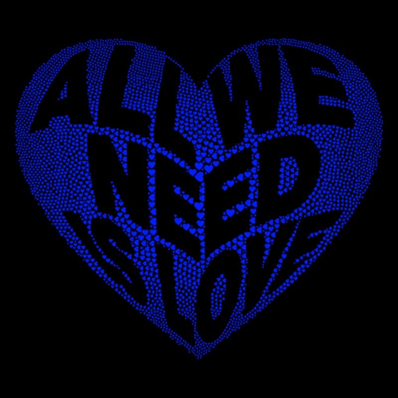 All we need is love blau